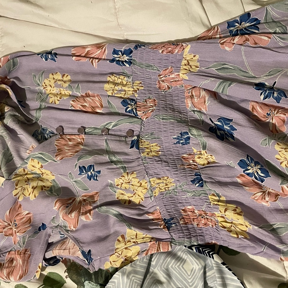 Floral Lavender Dress
